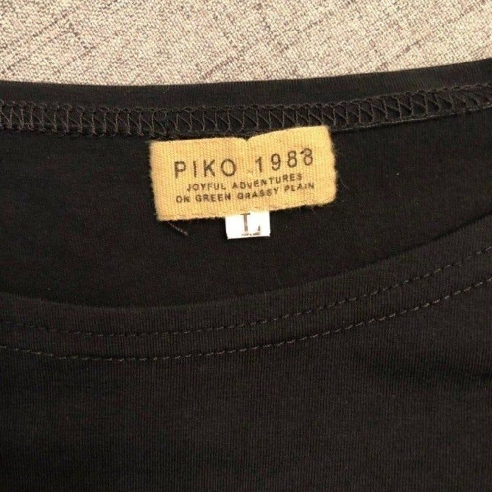 Piko Solid Black Bodycon Dress Small - Picture 7 of 8